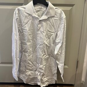Calvin Klein Men's Crisp White Dress Shirt